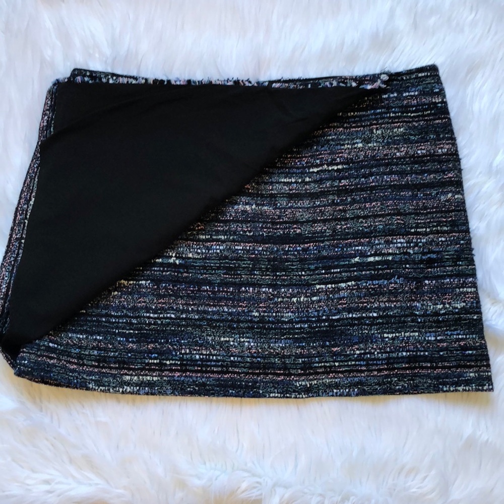 ALEXANDER WANG tweed wrap mini skirt NWT - Picture 2 of 7